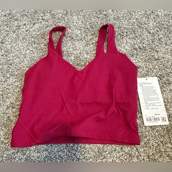 Lululemon Athletica Magenta Align Top